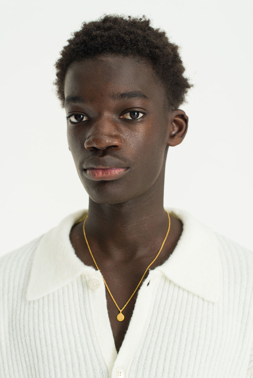 Menswear | Ribbed Polo Cardigan, Ivory