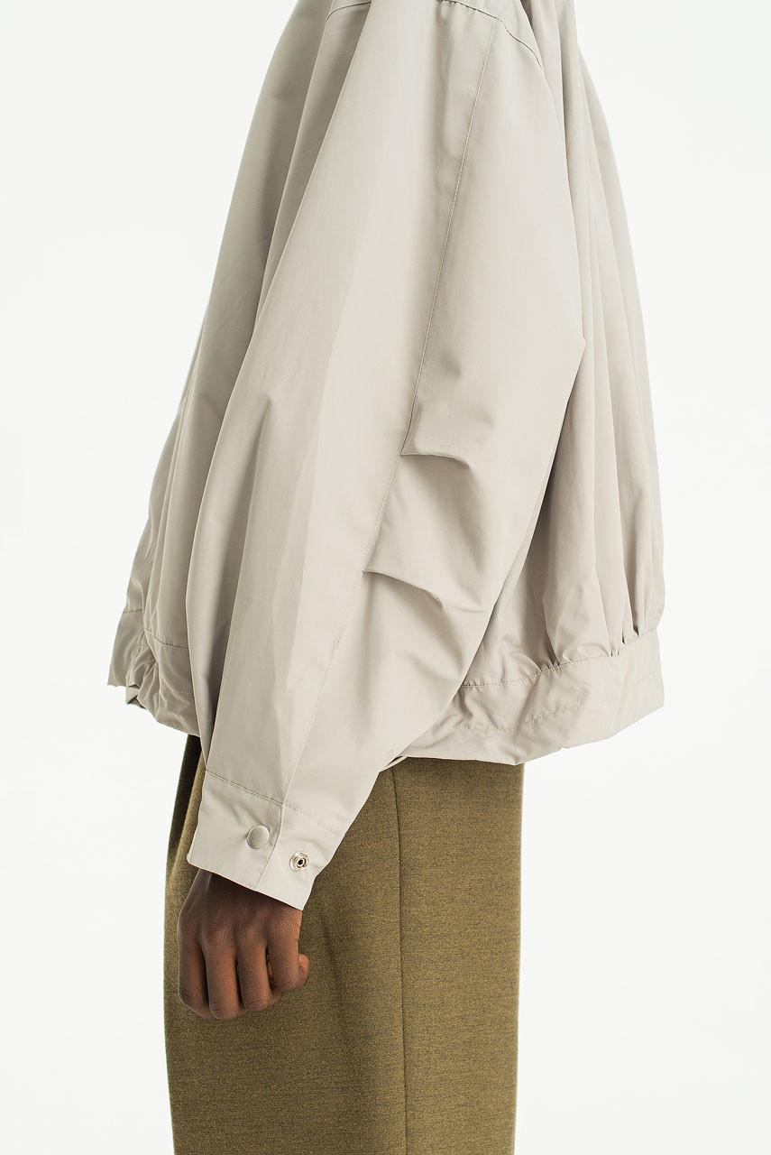 Menswear | Drape Harrington Jacket, Khaki Beige