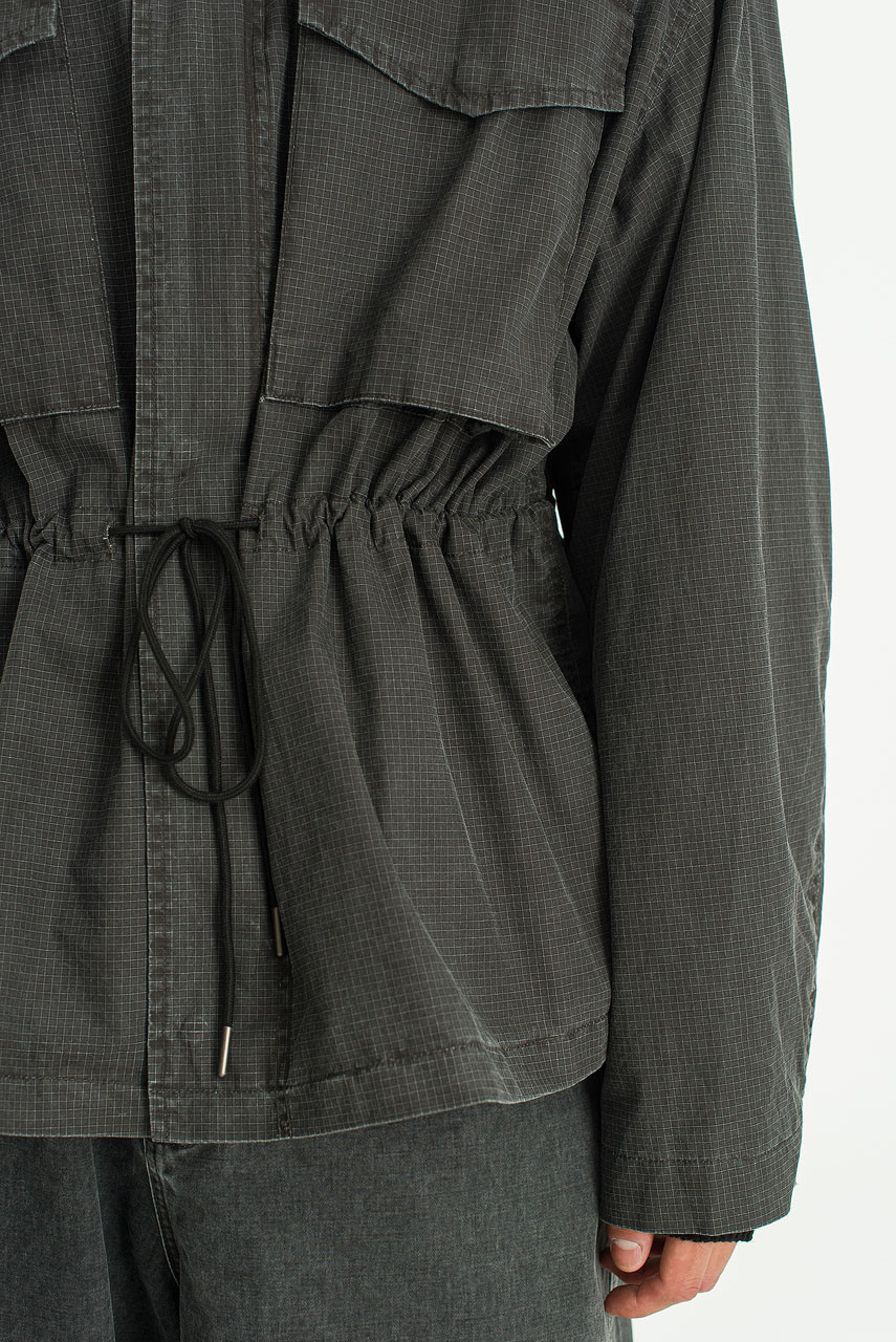 Menswear | Funnel Jacket, Charcoal