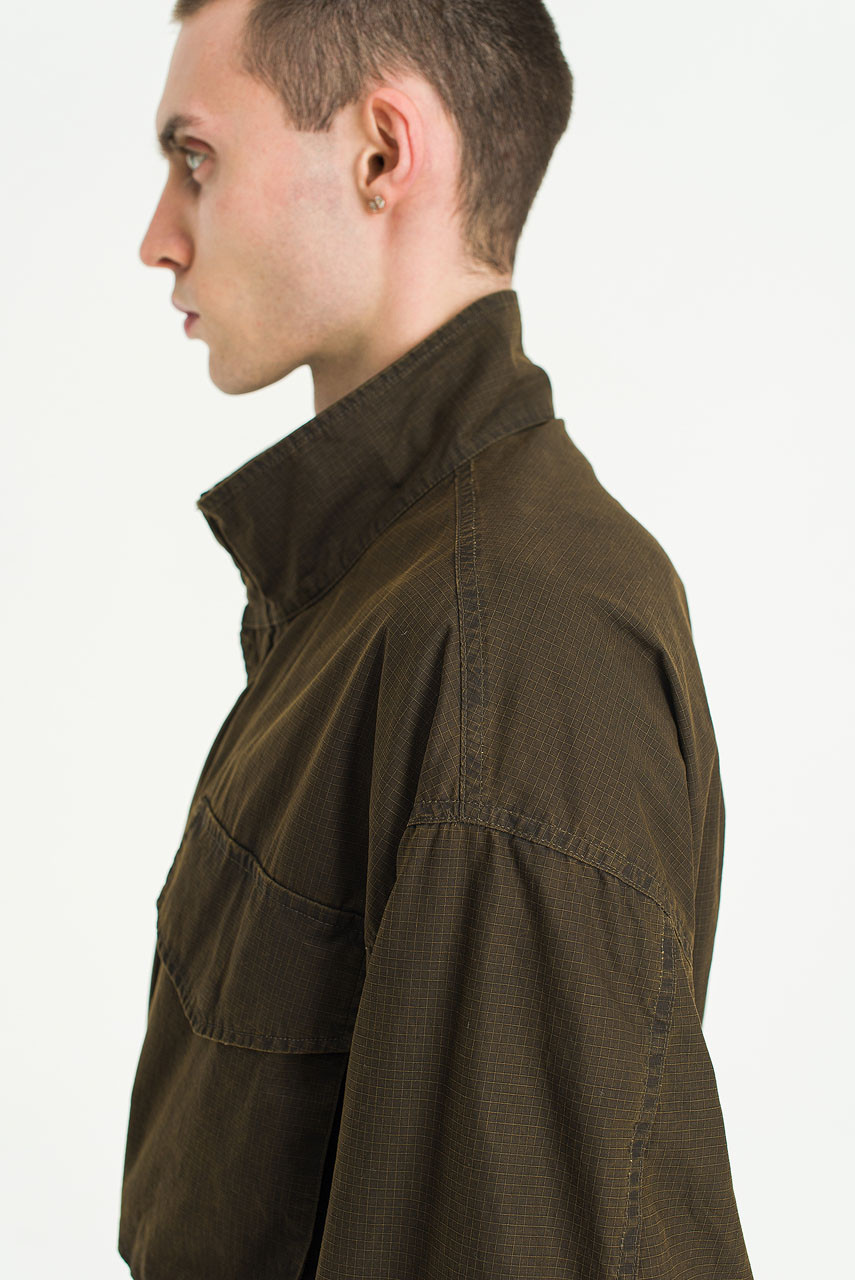 Menswear | Funnel Jacket, Brown