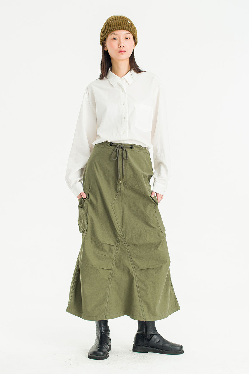 Yura Cargo Skirt, Khaki