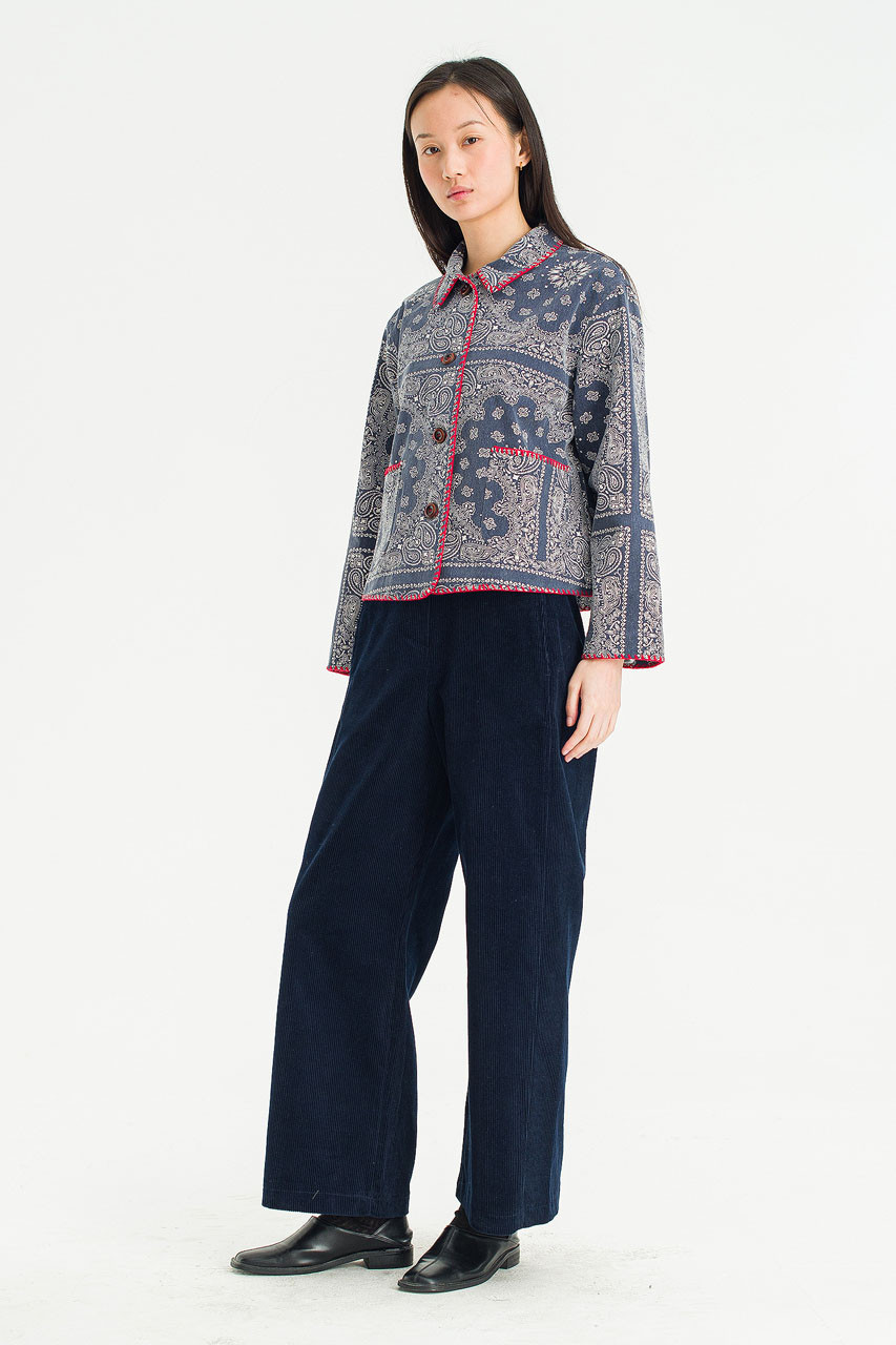 Bandana Shade Jacket, Navy