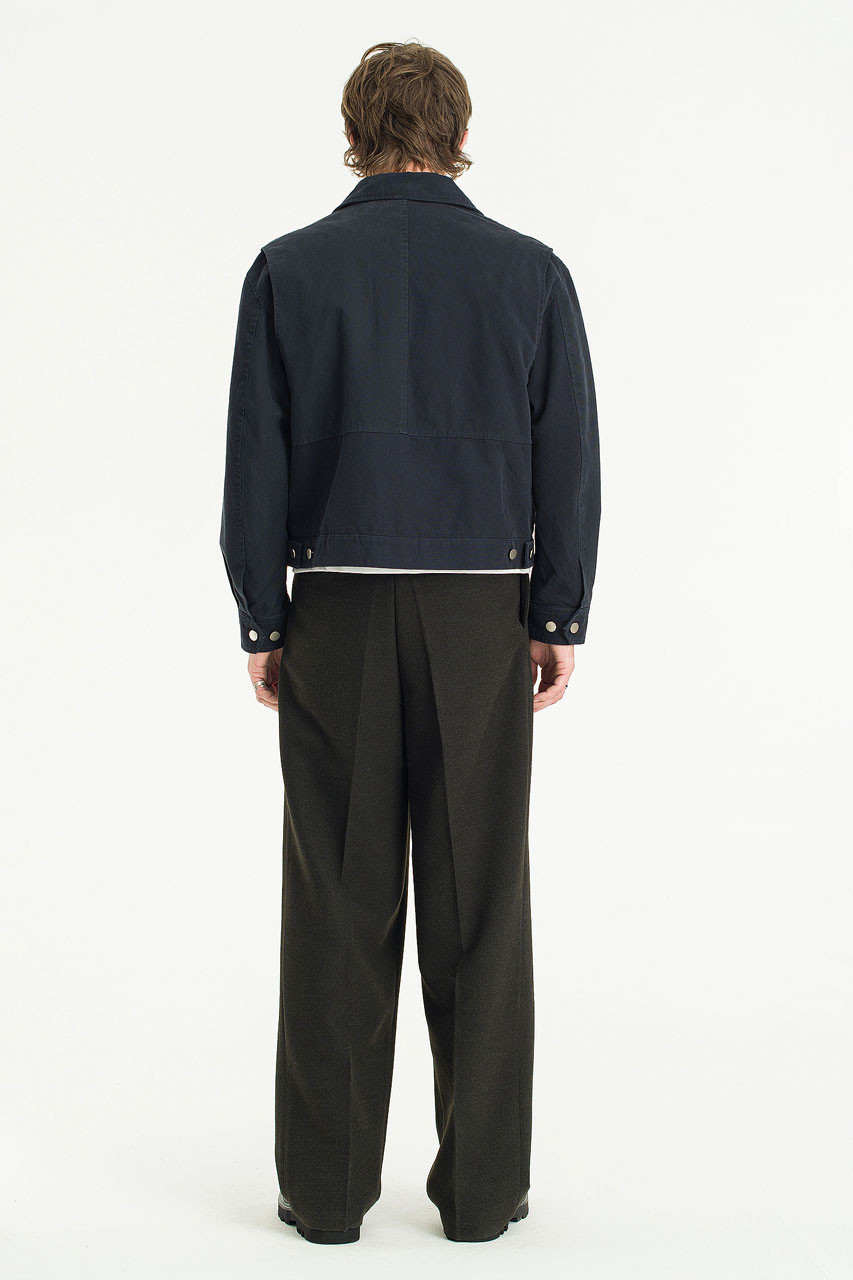 Menswear | Cropped Mechanic Jacket, Navy