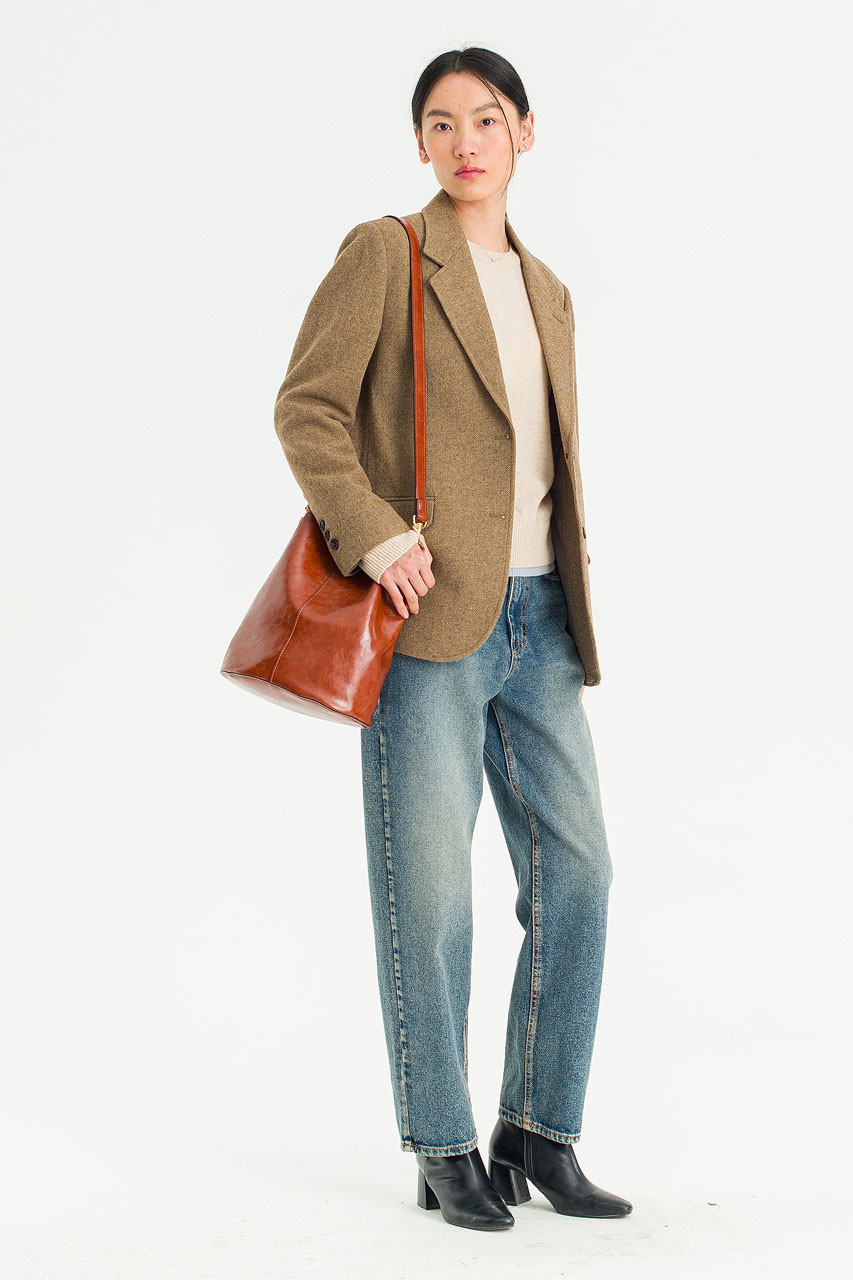 Wren Classic Wool Jacket, Beige