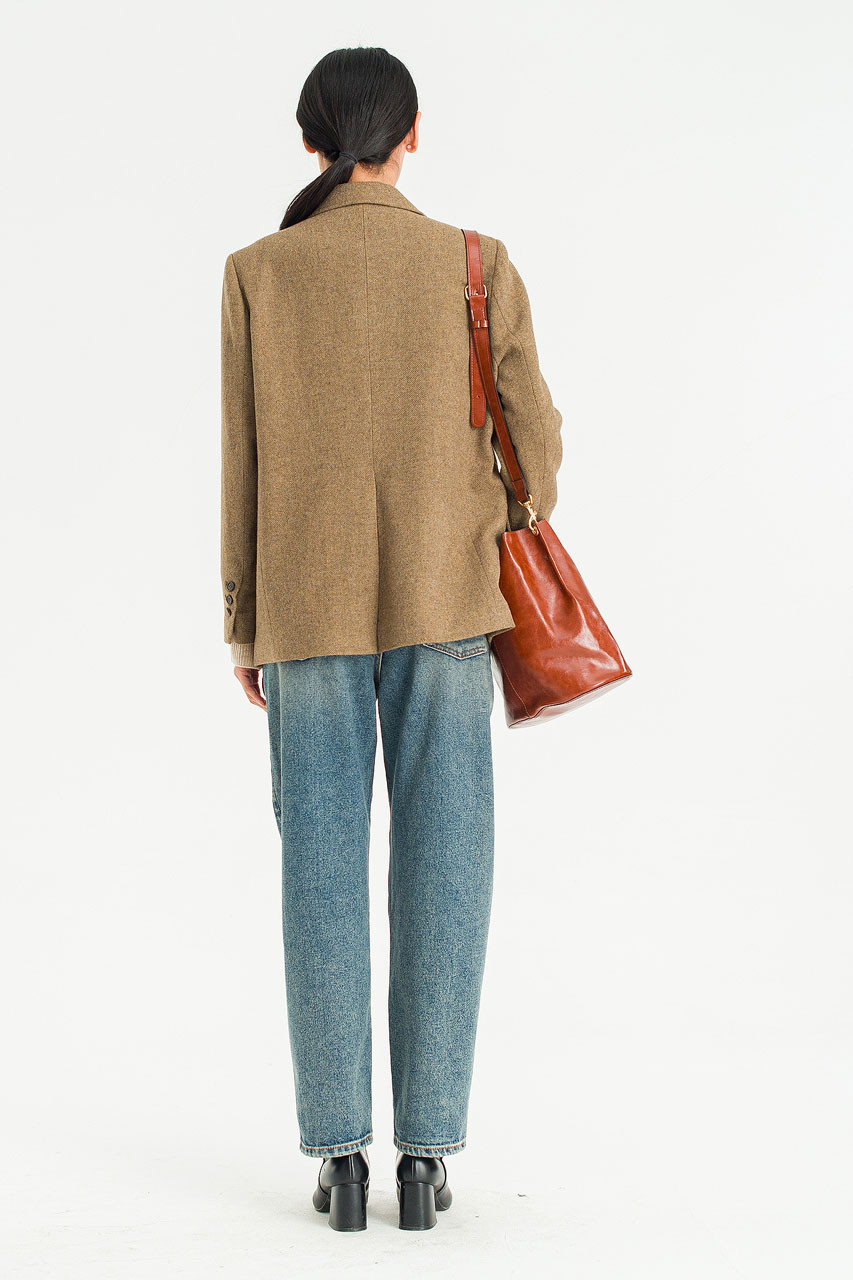 Wren Classic Wool Jacket, Beige