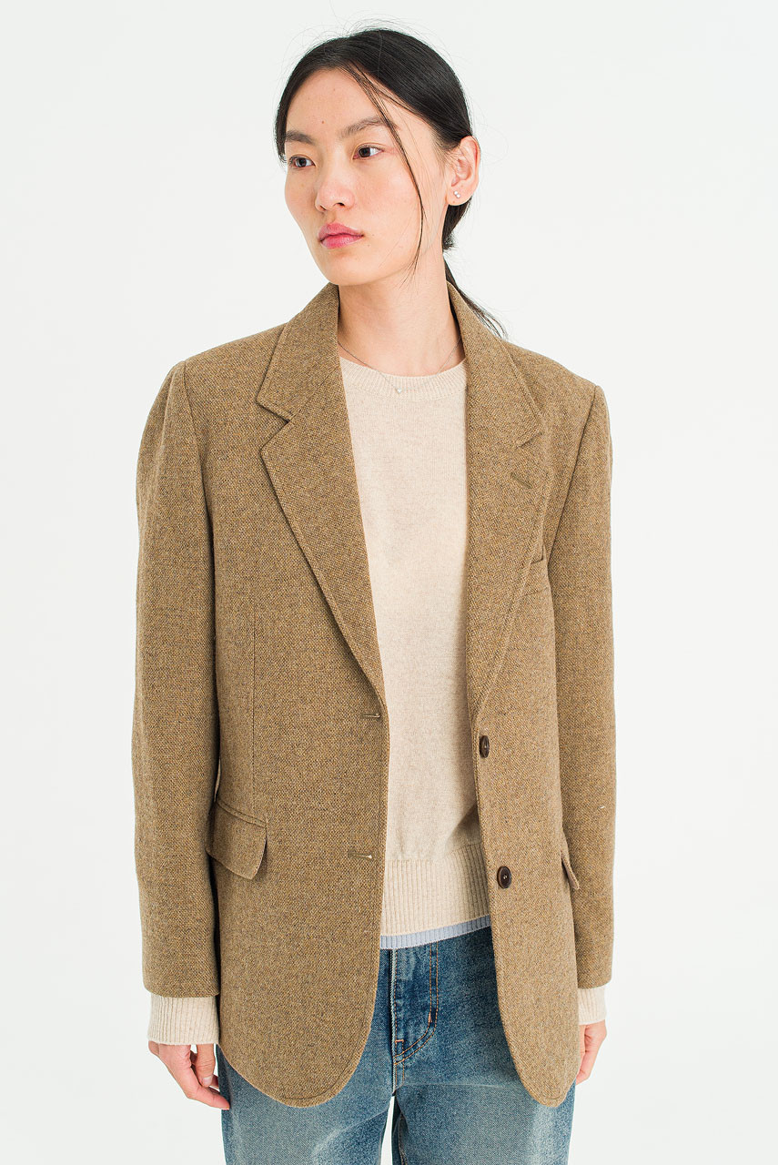 Wren Classic Wool Jacket, Beige