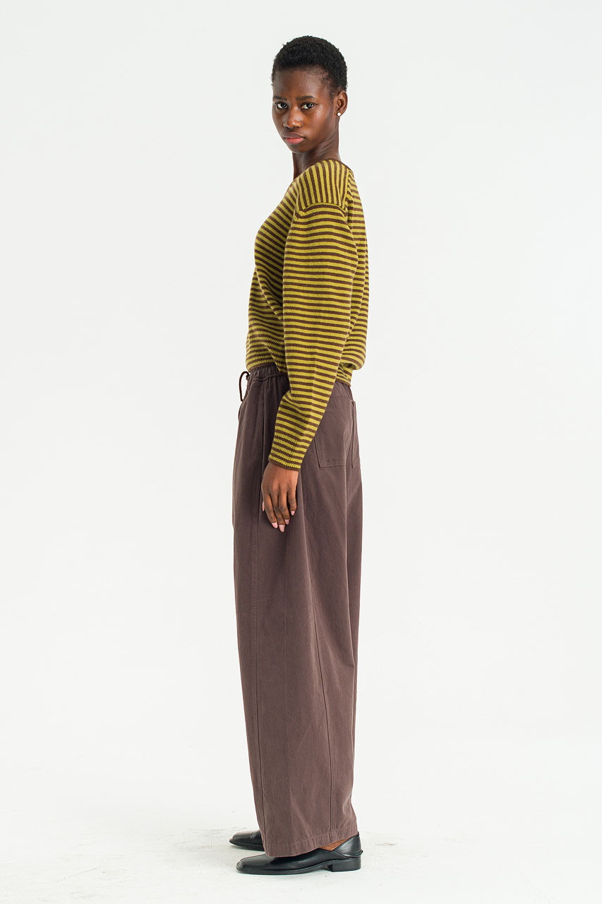 Mare Velour Pants, Brown