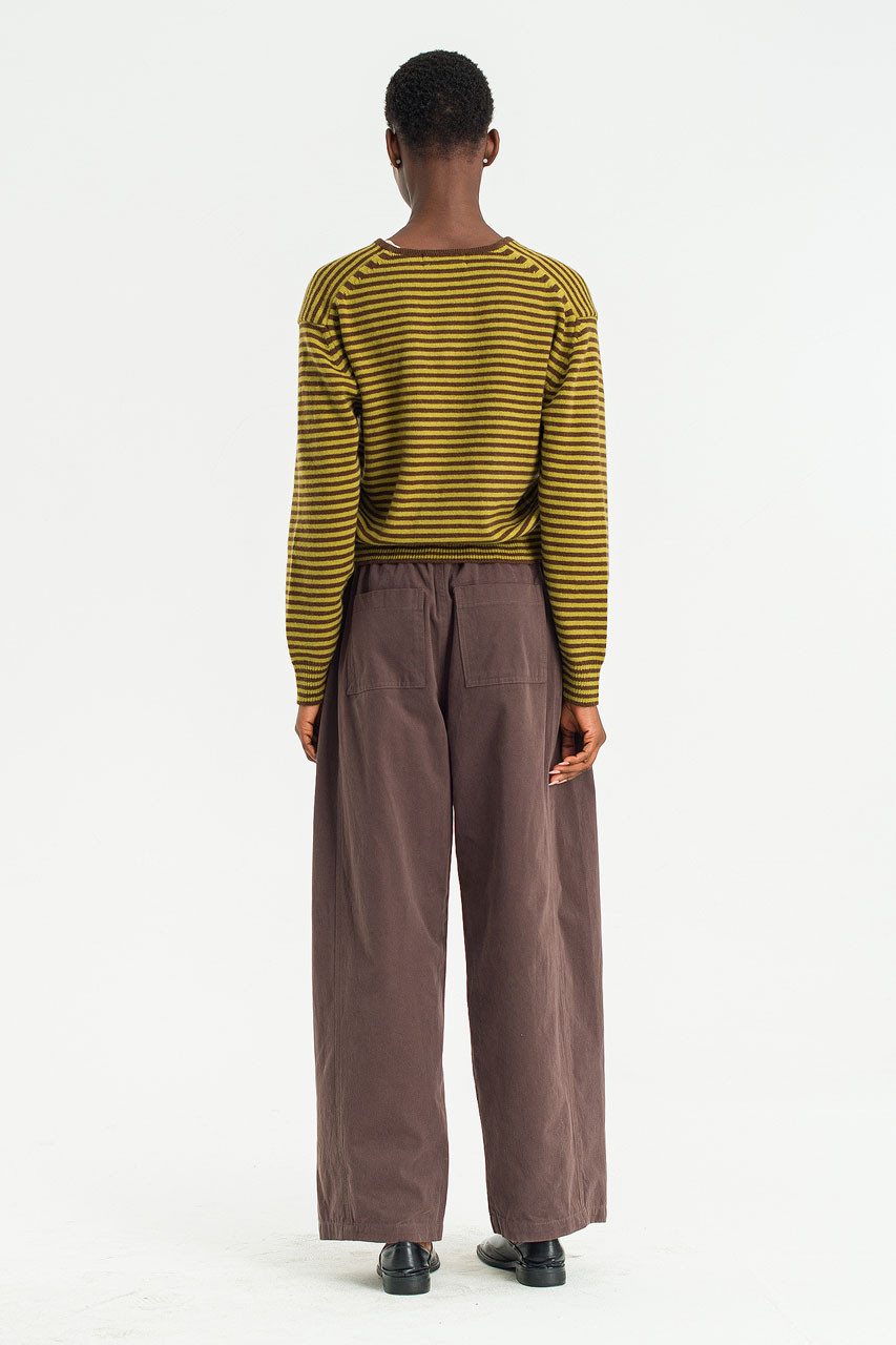 Mare Velour Pants, Brown