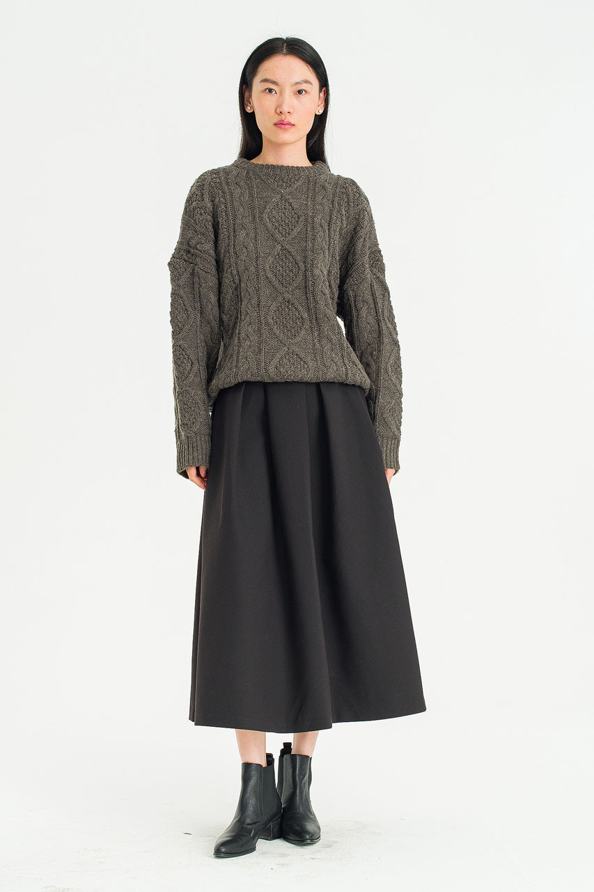 Rove Balloon Skirt, Black