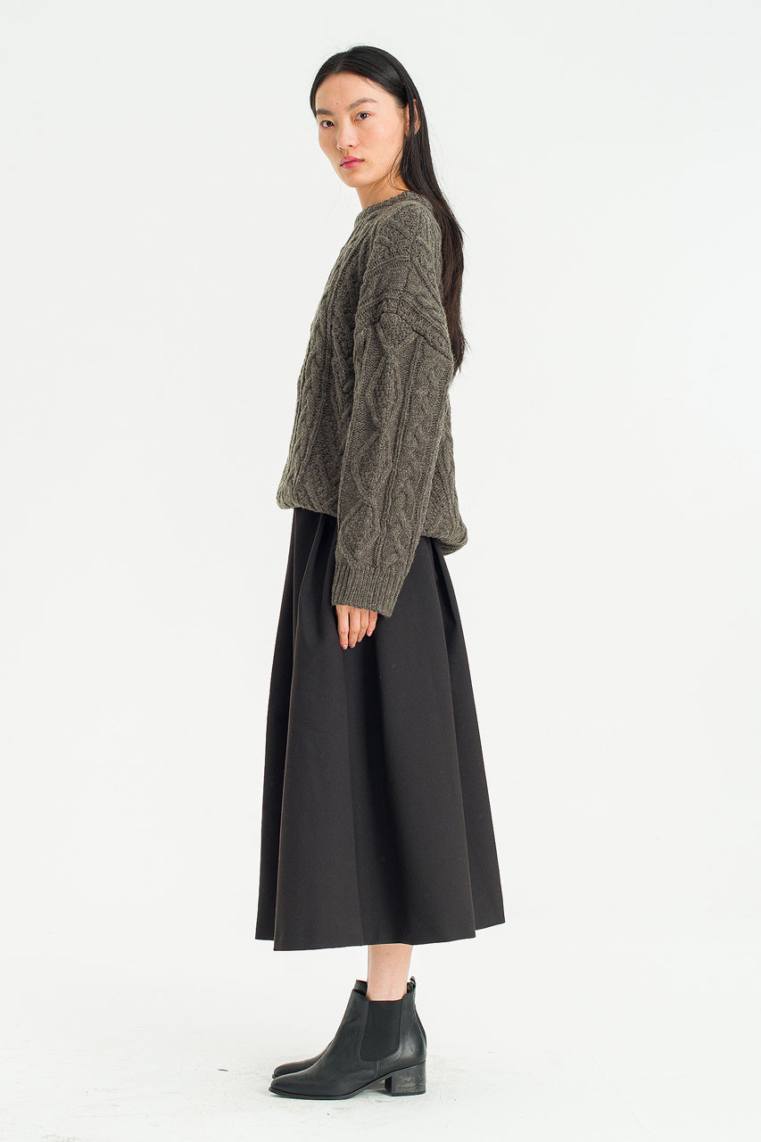 Rove Balloon Skirt, Black