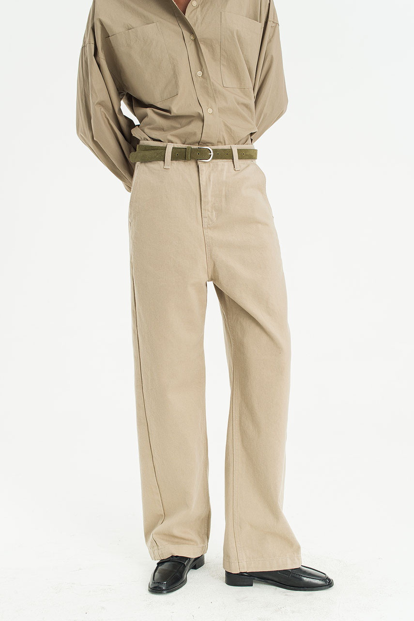Meadow Cotton Pants, Beige