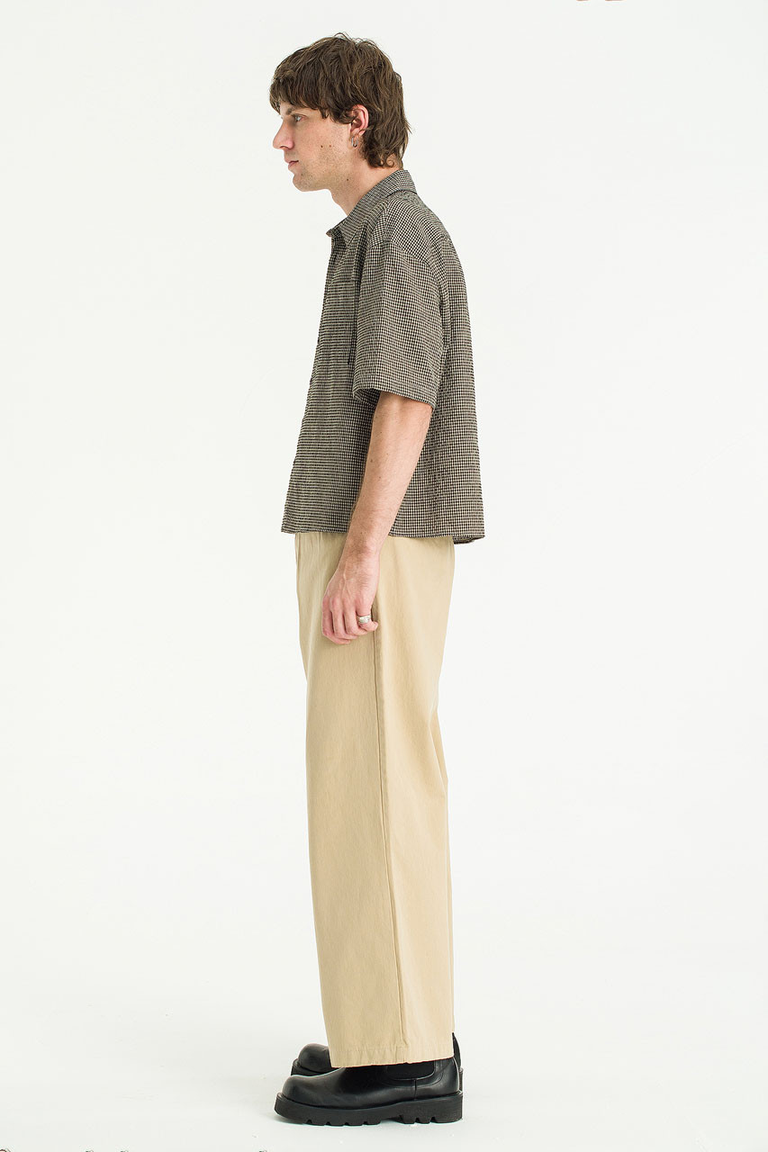 Menswear | Boxy-Crop Shirt, Black