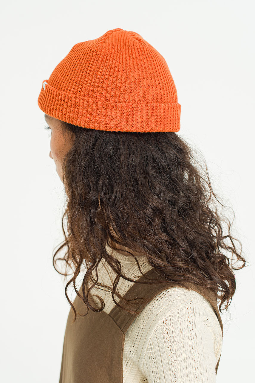 Pavo Short Beanie, Orange
