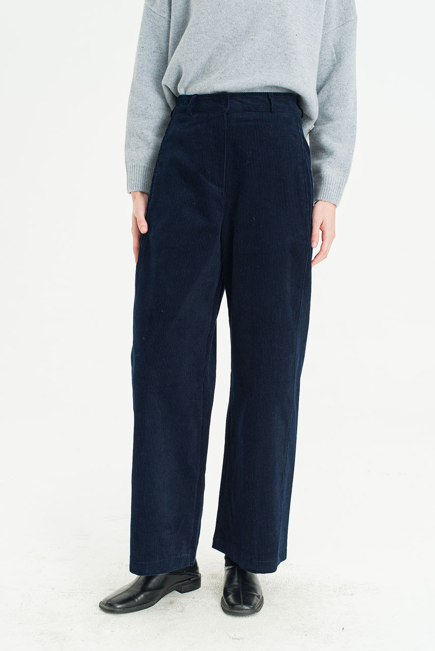 Whisper Cord Pants, Navy