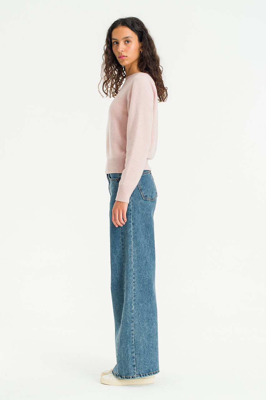 Seam Trace Denim Jean, Blue