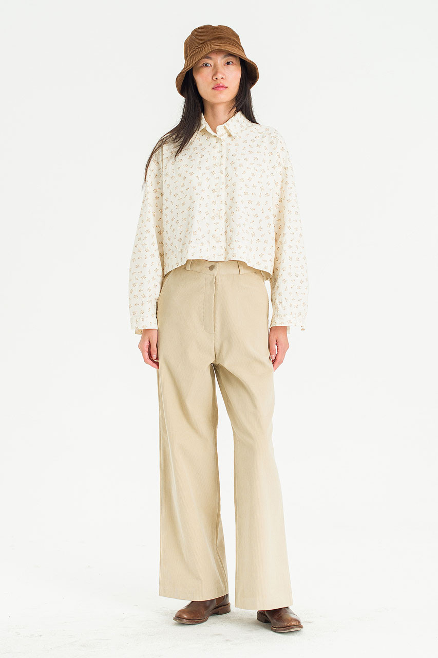 Snow Cord Pants, Beige