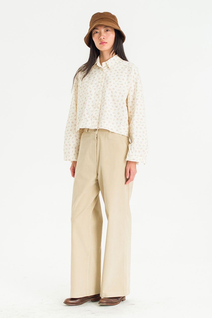 Snow Cord Pants, Beige
