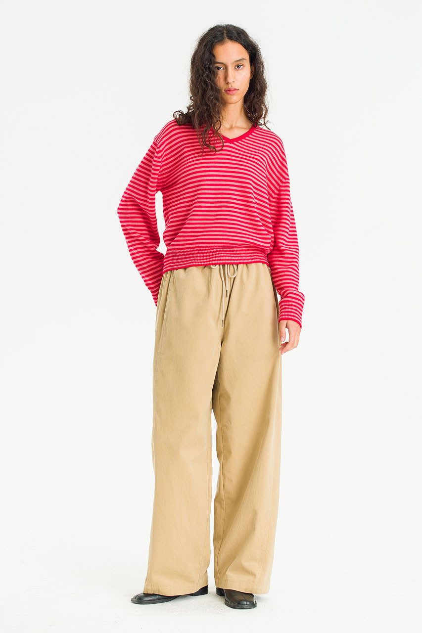 Mare Velour Pants, Beige