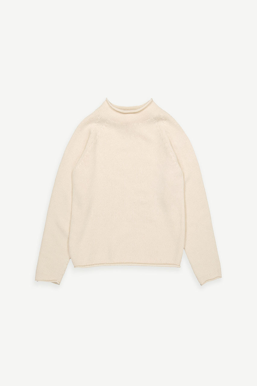Menswear | Boat-Neck Wool Jumper, Cream