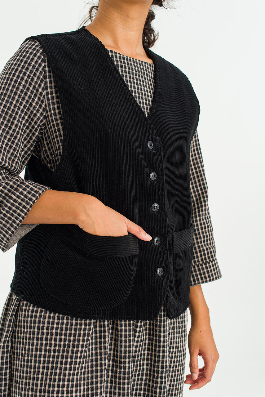 Bran Vest, Black