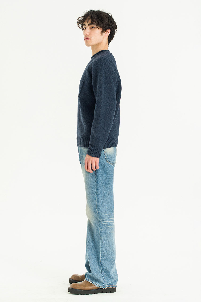 Menswear | Boxy Pocket Knit, Navy