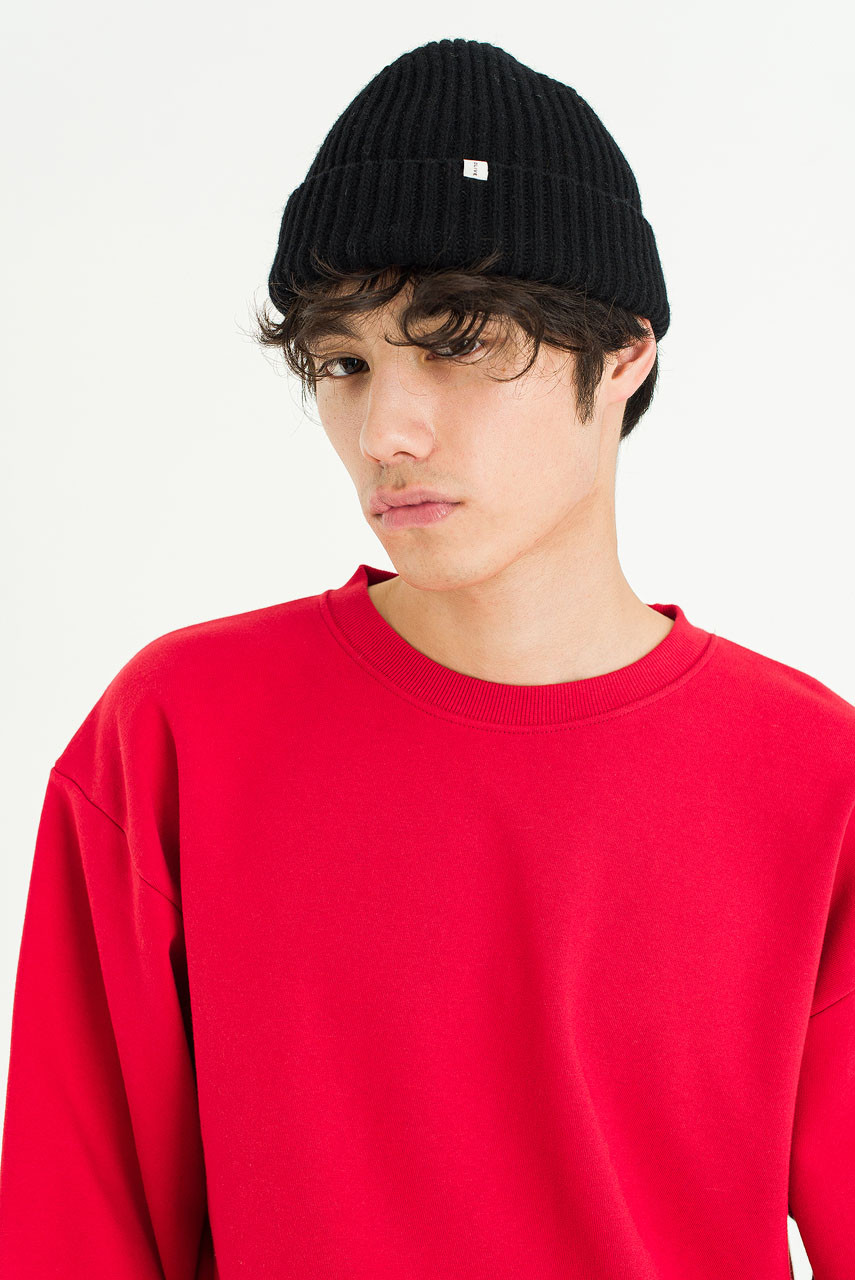 Menswear | Cropped Sweatshirt, Red