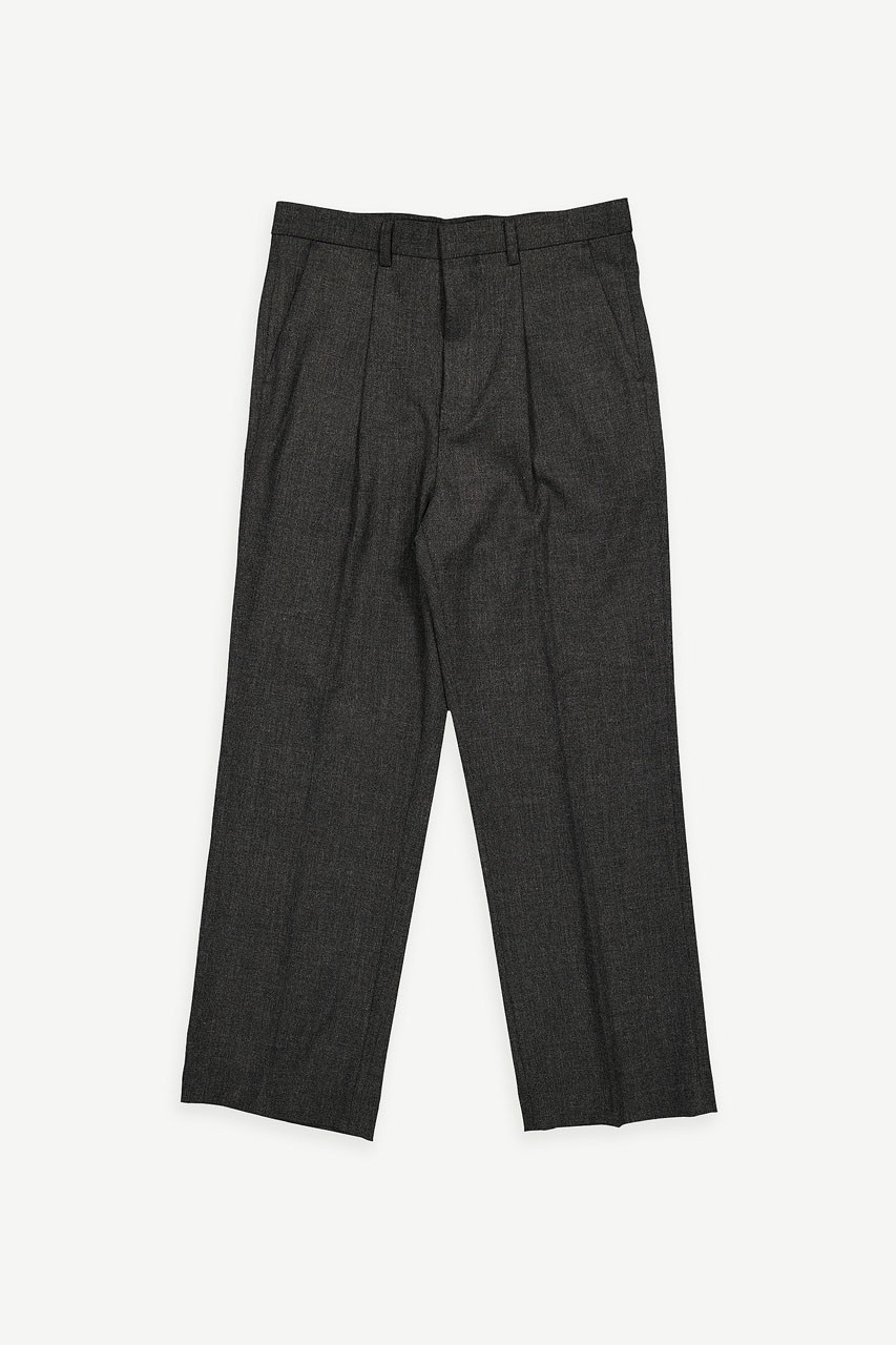 Menswear | Wide Slacks, Dark Grey
