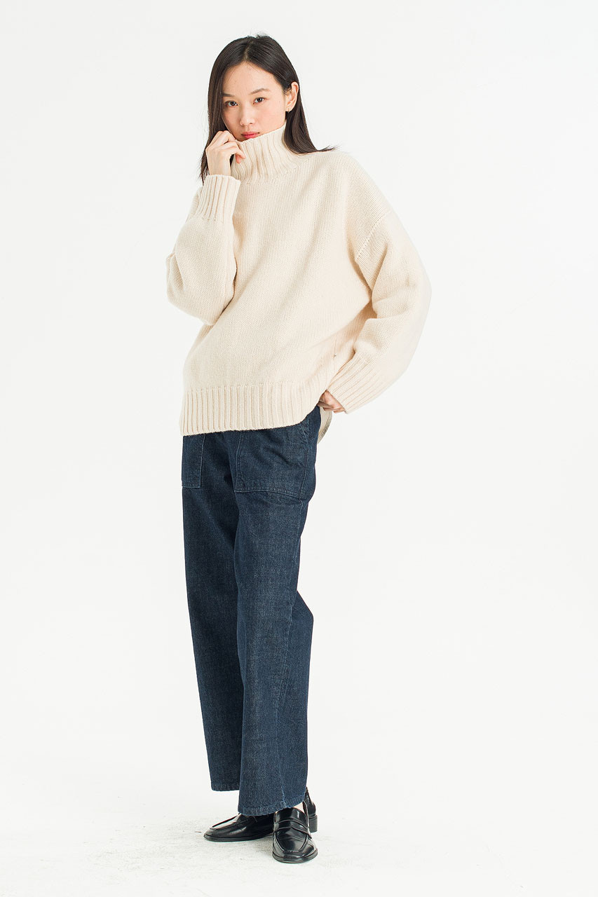 Loose Fit Soft Knit, Ivory