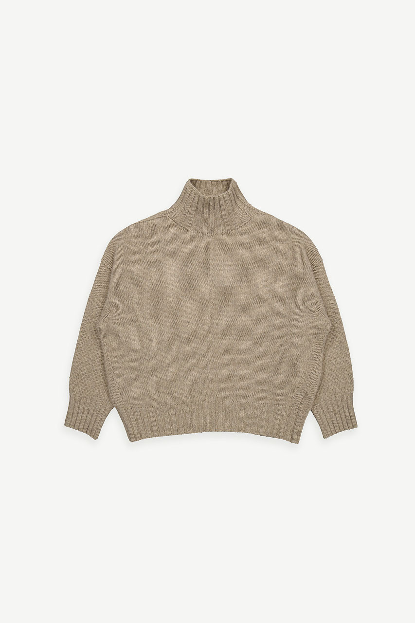 Loose Fit Soft Knit, Wood
