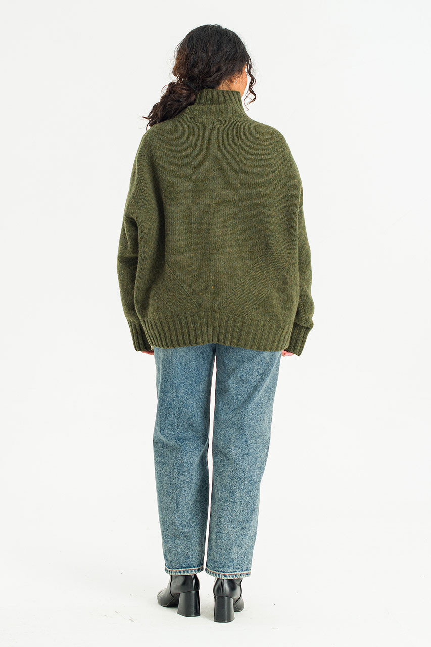 Loose Fit Soft Knit, Forest