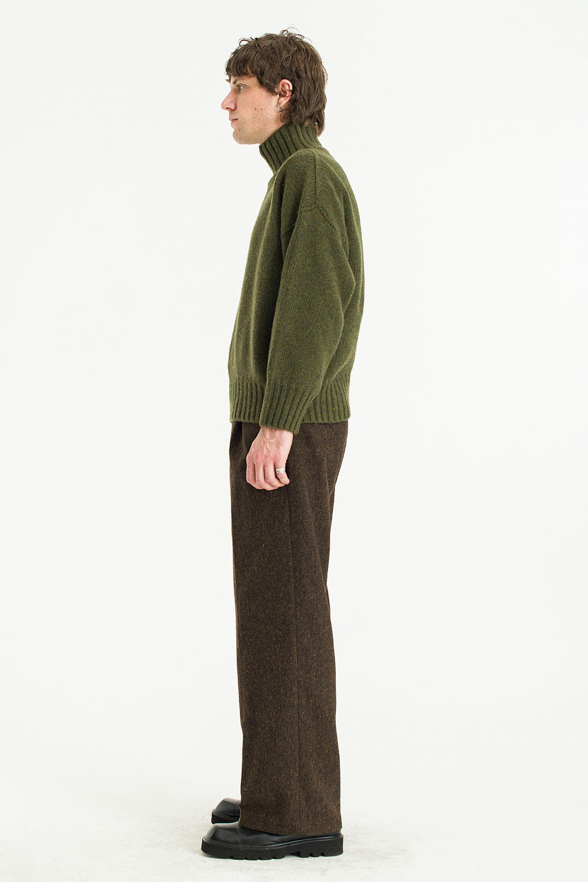 Menswear | Loose-Fit Soft Knit, Forest