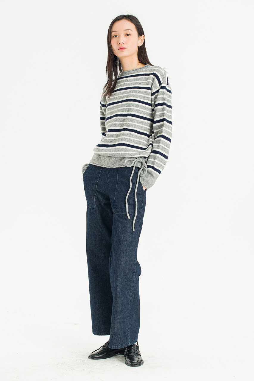 Rove Stripe Jumper, Grey