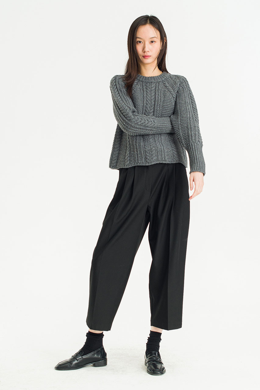 Mure Wide Culottes, Black