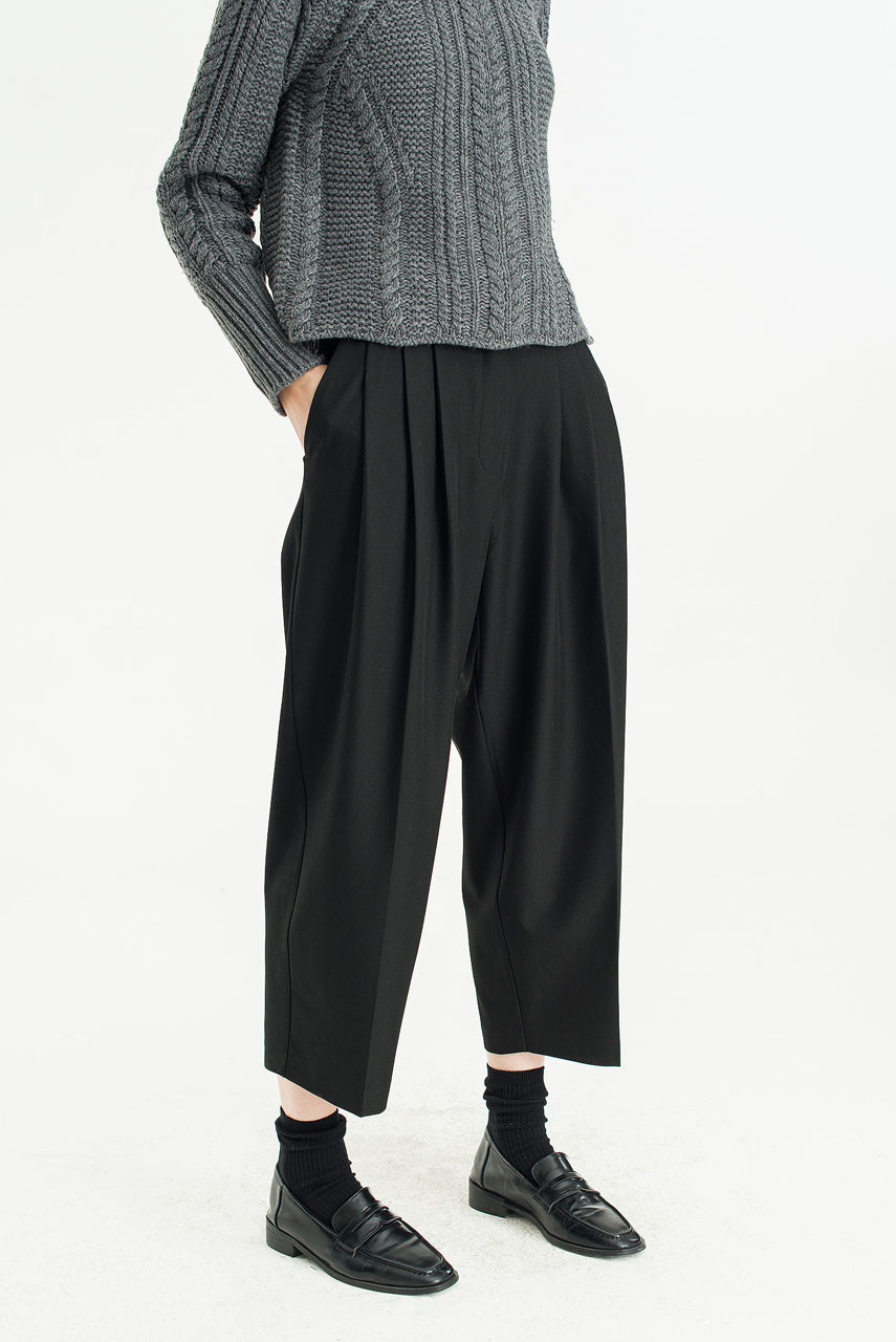 Mure Wide Culottes, Black