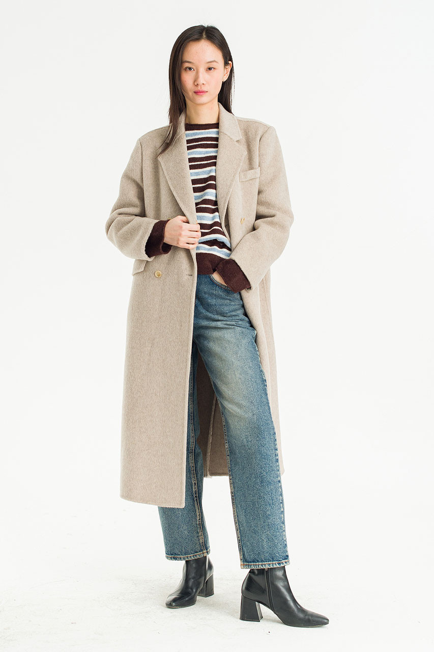 Mure Seamless Coat, Beige