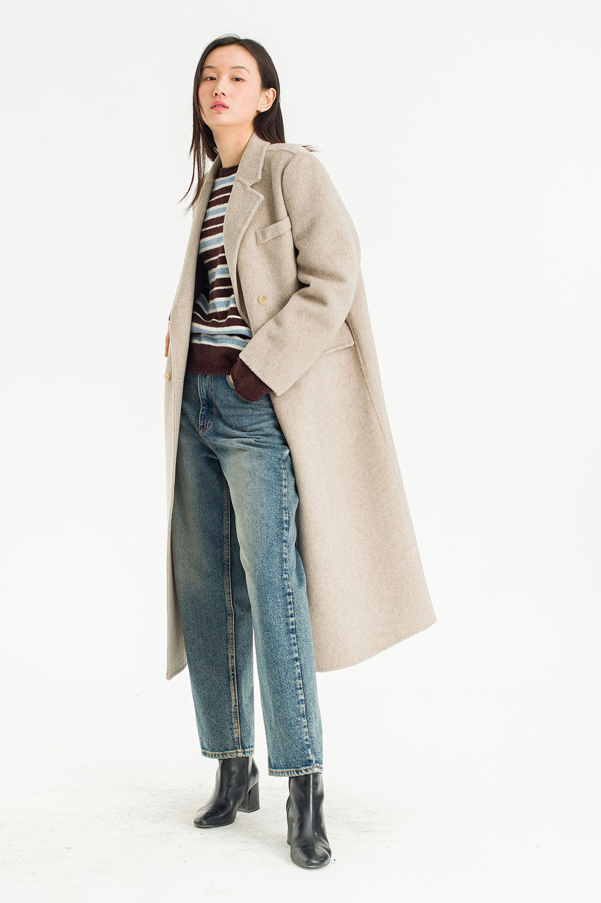 Mure Seamless Coat, Beige