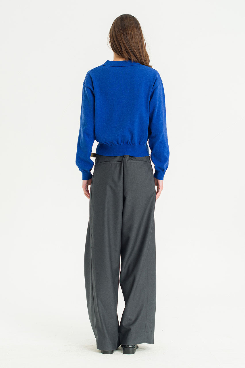 Mure Pique Jumper, Blue