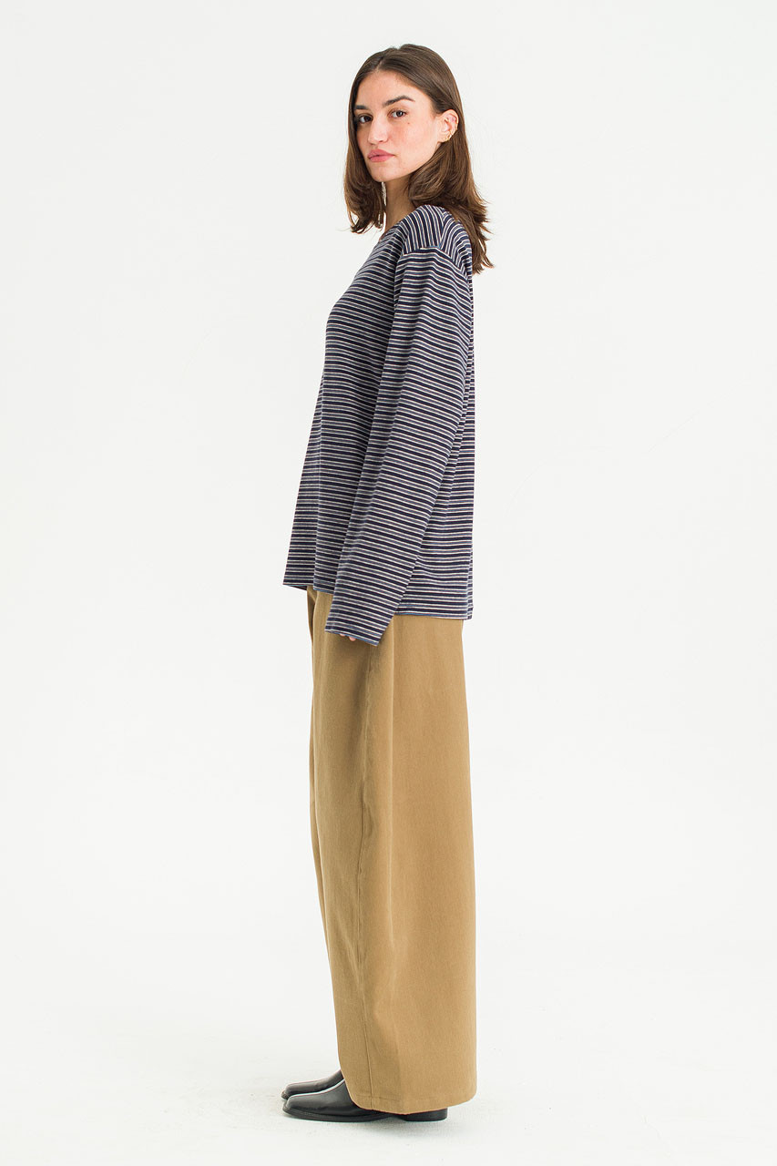 Yosi Stripe Tee, Navy