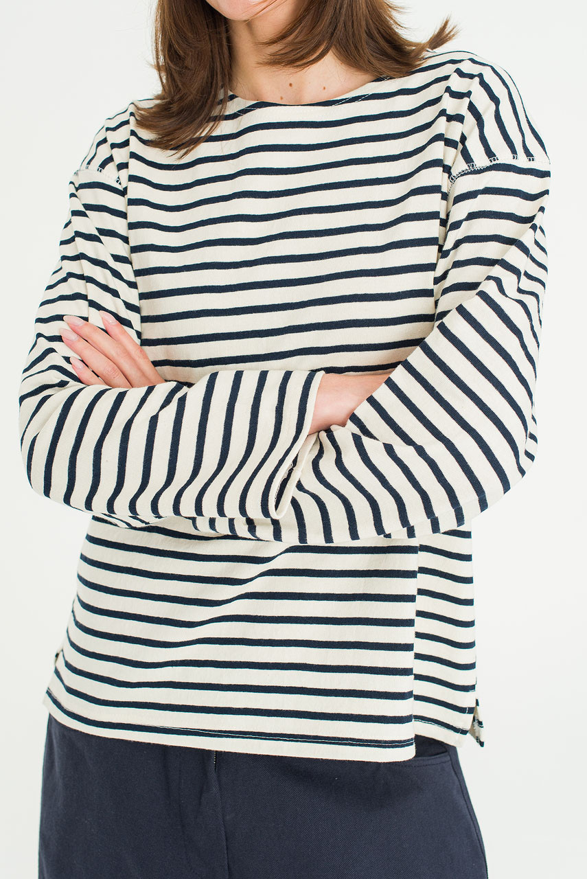 Sydney Stripe Tee, Ivory