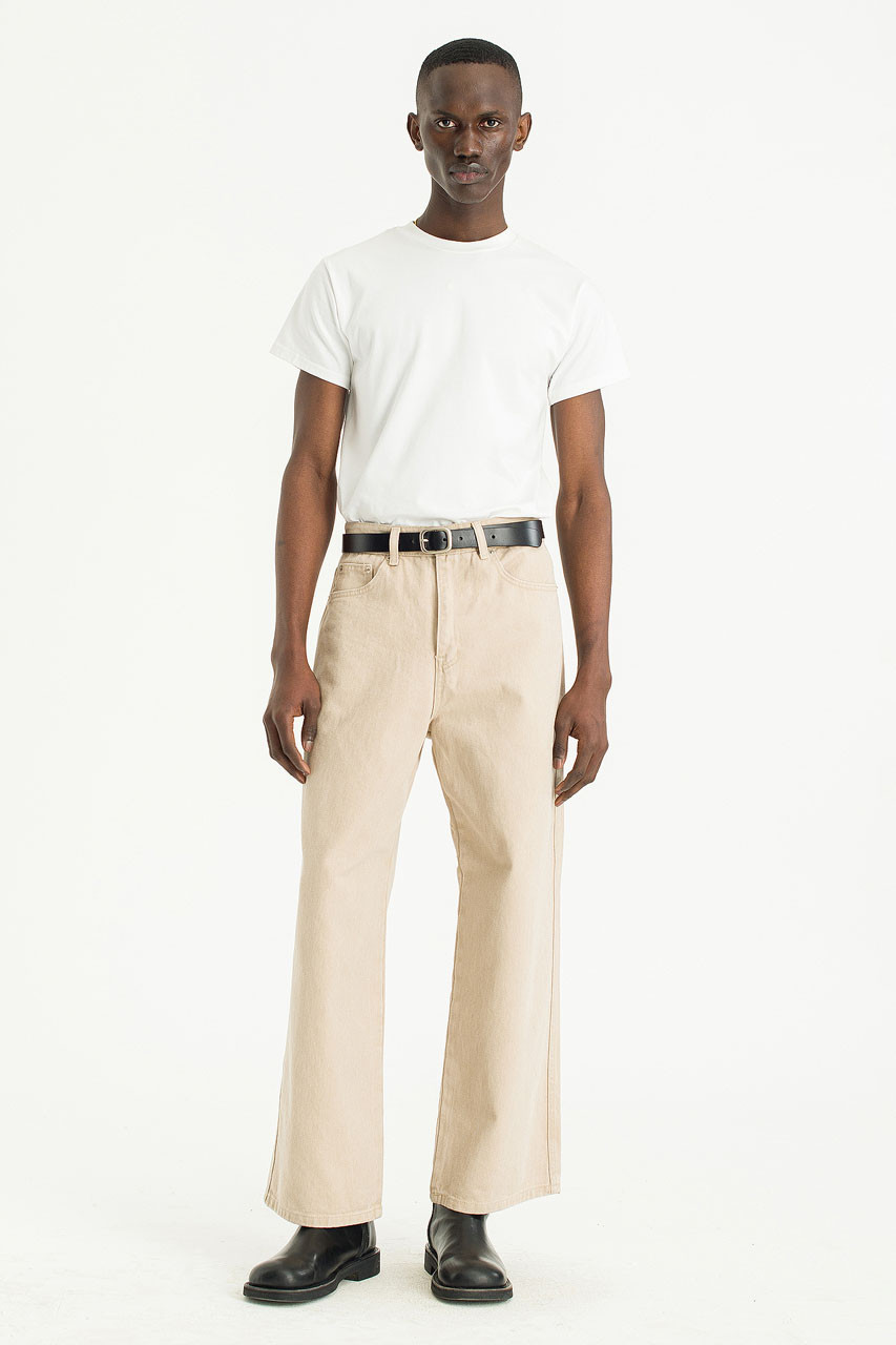 Menswear | Pigment-Dyed Pants, Vanilla
