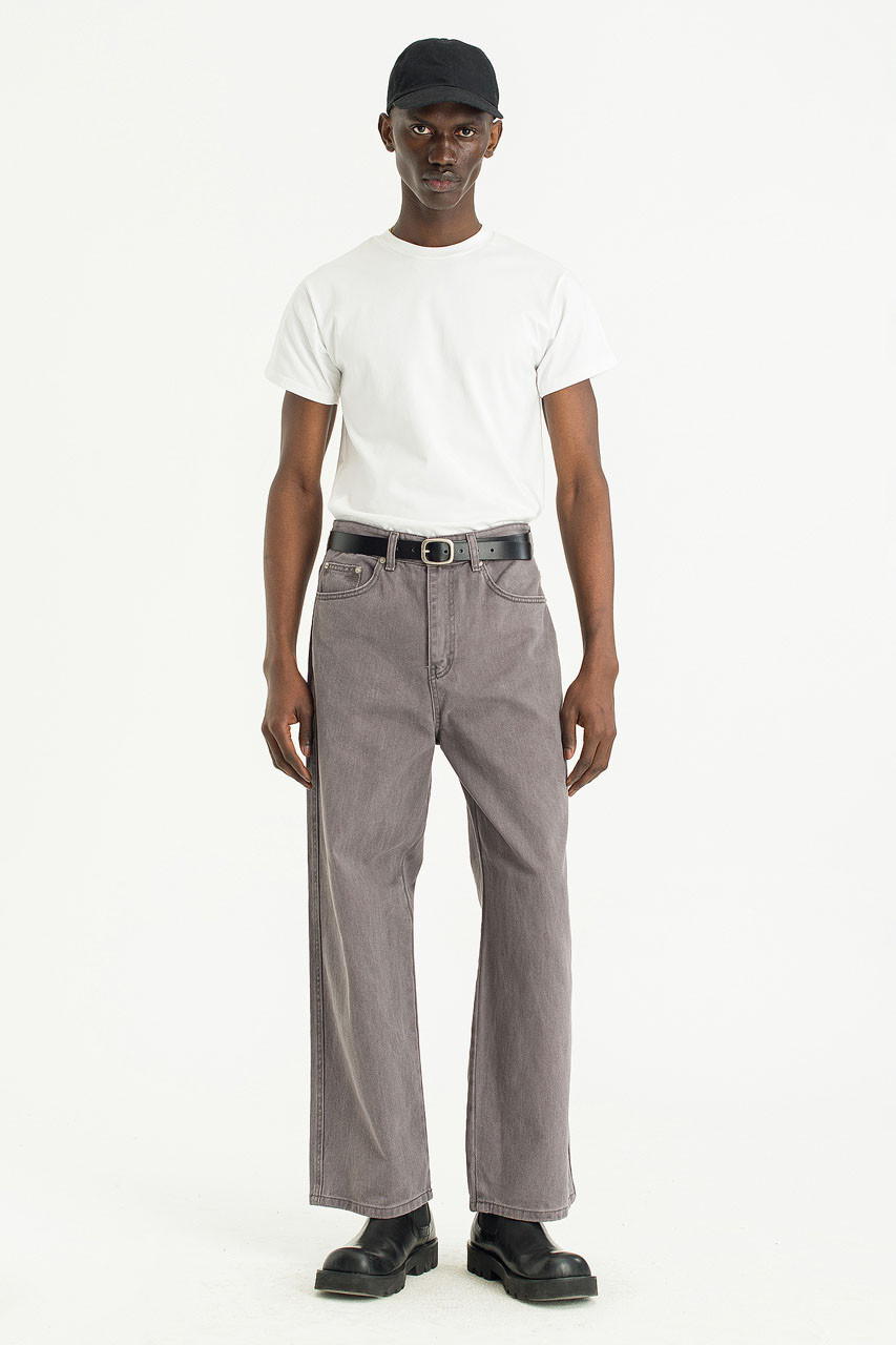Menswear | Pigment-Dyed Pants, Charcoal