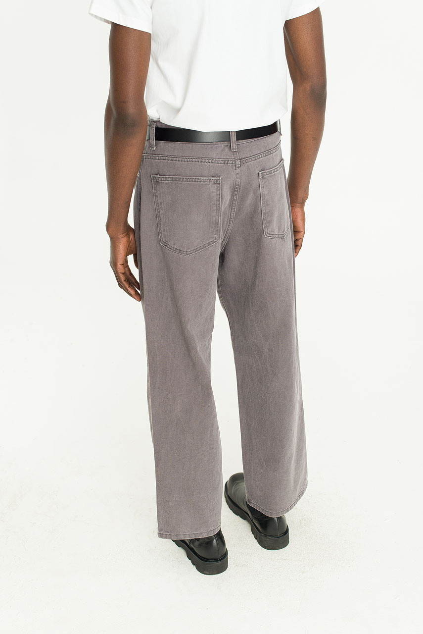 Menswear | Pigment-Dyed Pants, Charcoal