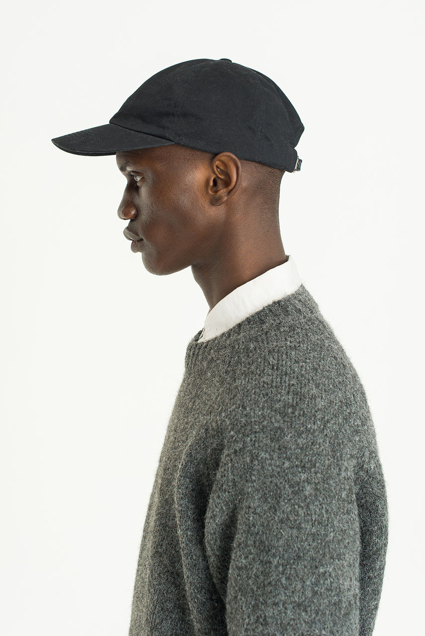 Menswear | Raglan Boucle Knit, Charcoal