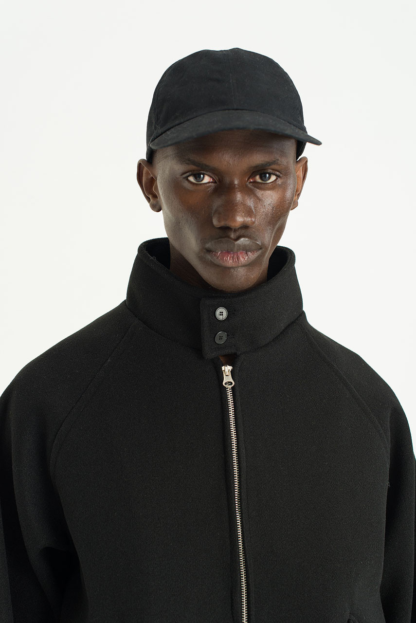 Menswear | Funnel-Neck Bomber Jacket, Black