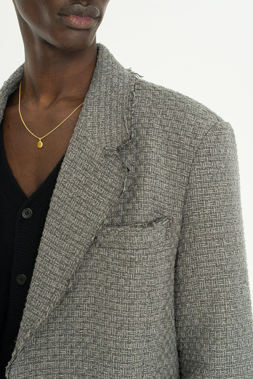 Menswear | Drain Overcoat, Charcoal