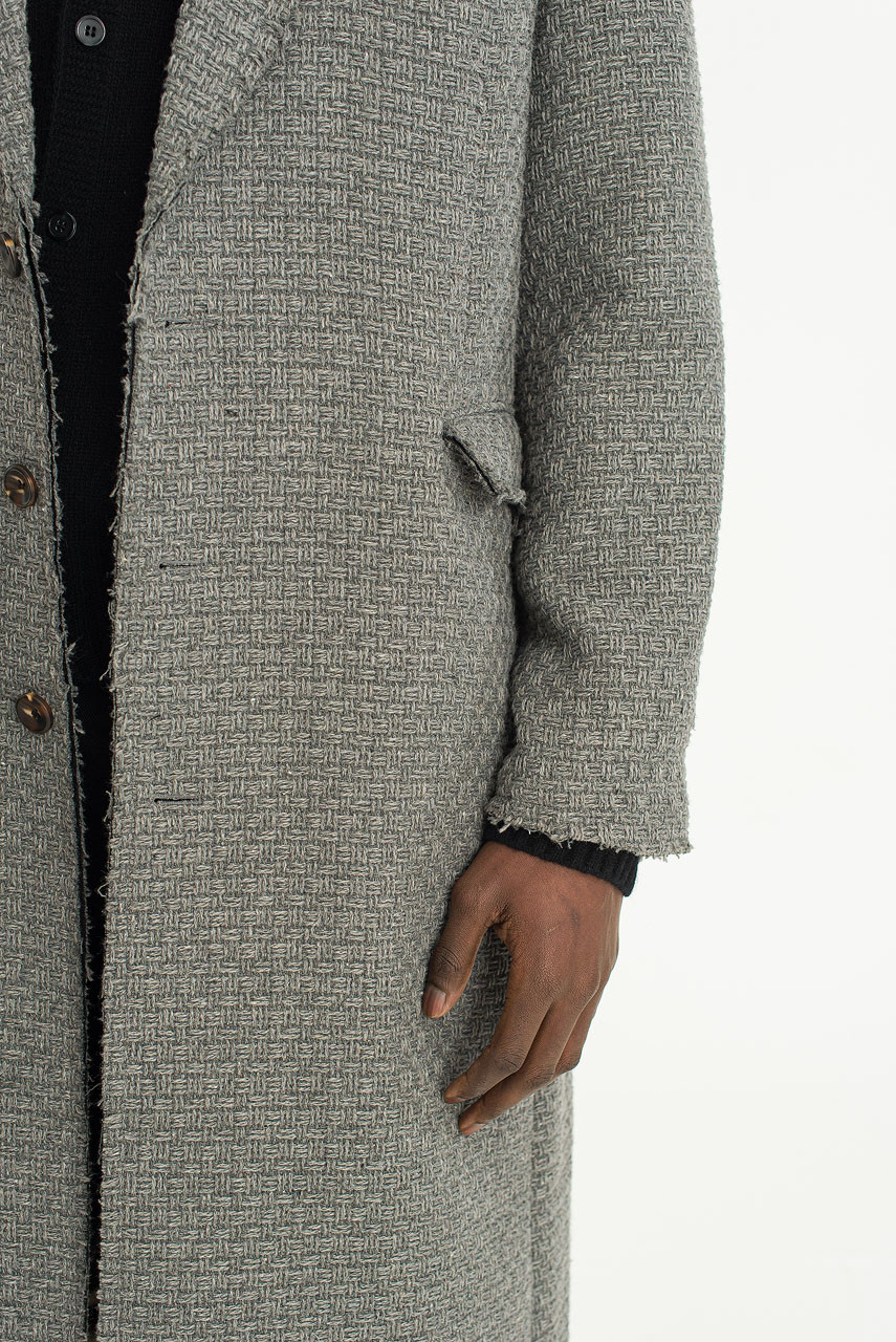 Menswear | Drain Overcoat, Charcoal