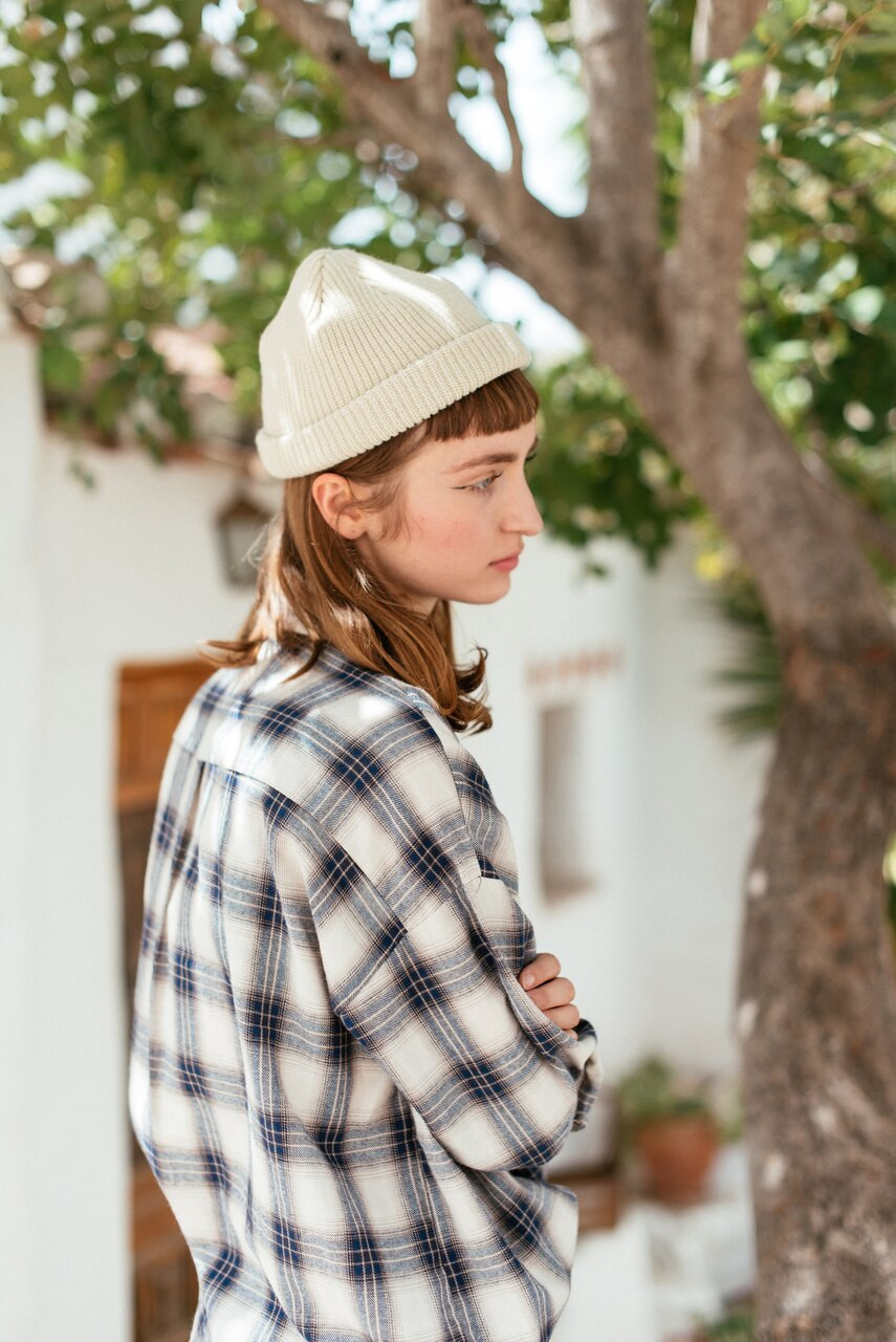 Fisherman Beanie, Beige