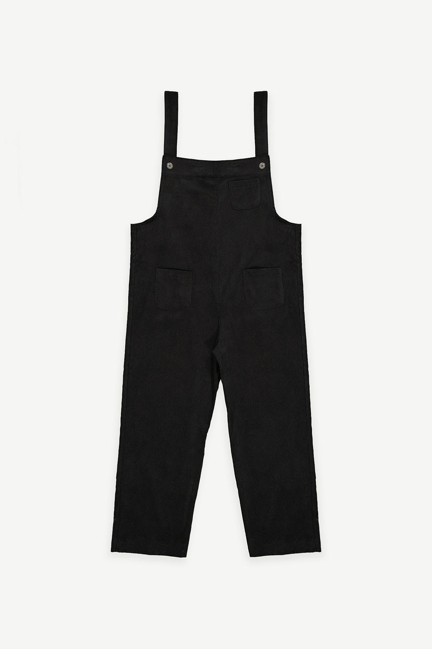 Pocket Point Corduroy Dungarees, Black