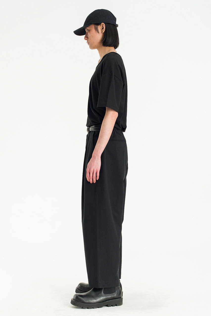 Menswear | Balloon Canvas Pants, Black