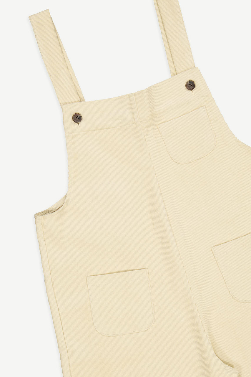 Pocket Point Corduroy Dungarees, Beige
